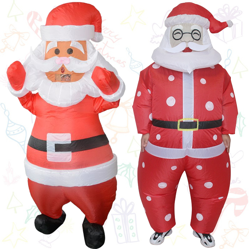 Elf Costume Christmas - Classic Adult Santa Claus Inflatable Costume