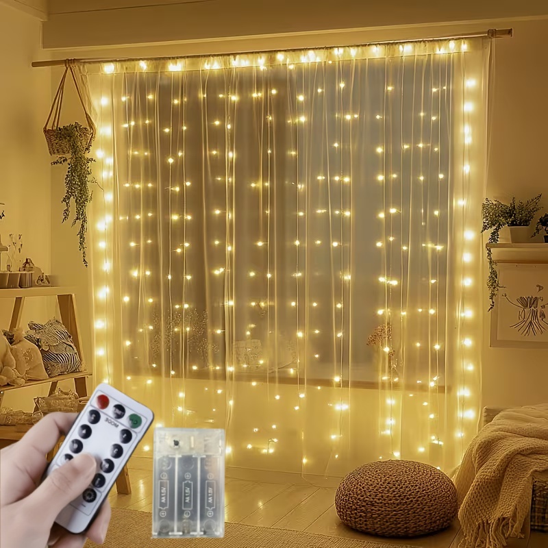 Led Fairy String Lights - 3M-6M Christmas Decoration Remote Control Holiday