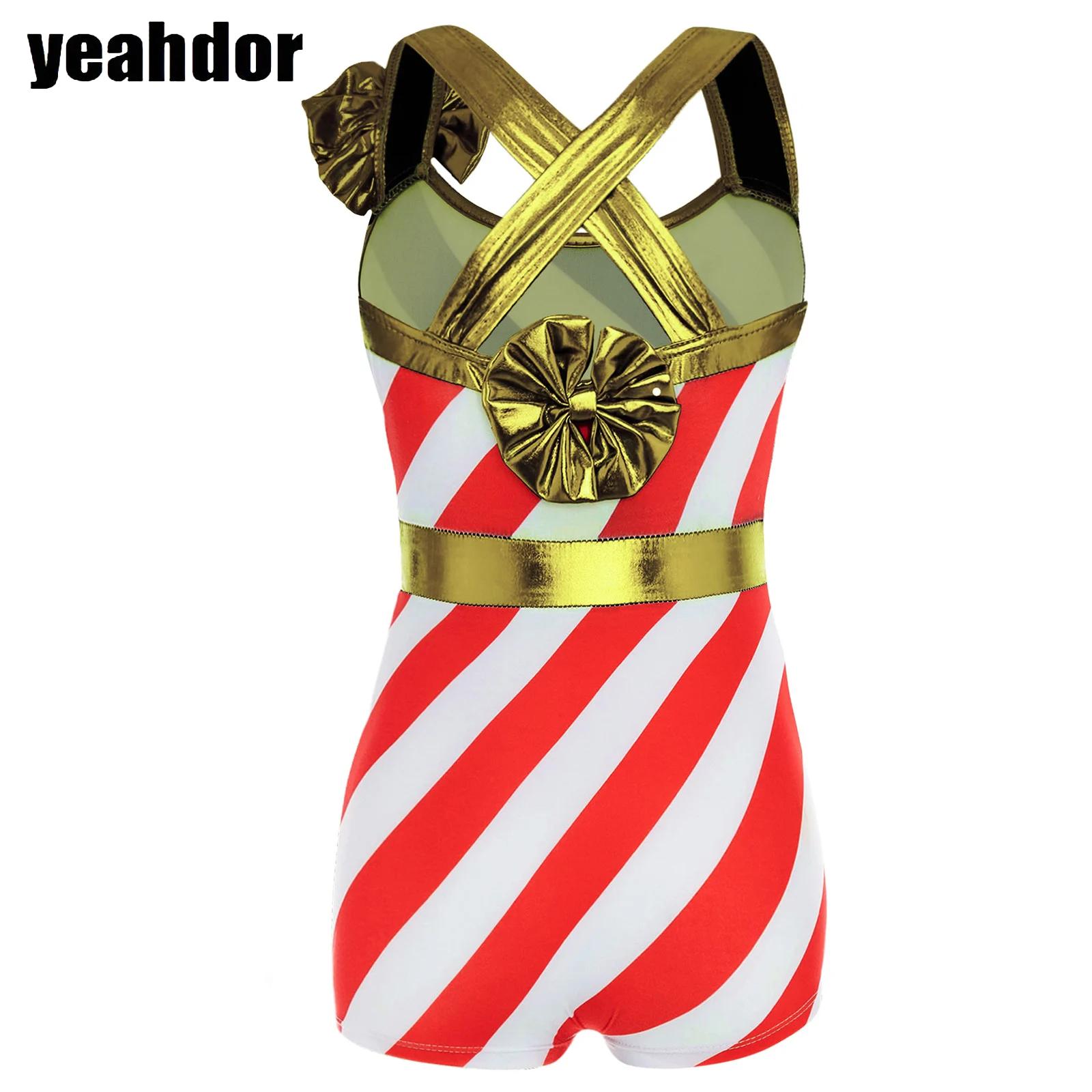 Elf Costume Christmas - Girls Christmas Dance Costumes Candy Cane