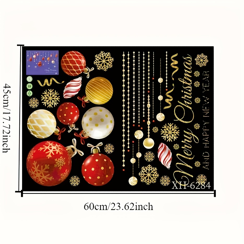 1pc Reusabl Window Stickers -  - Snowflake Window Decal 评论和价格