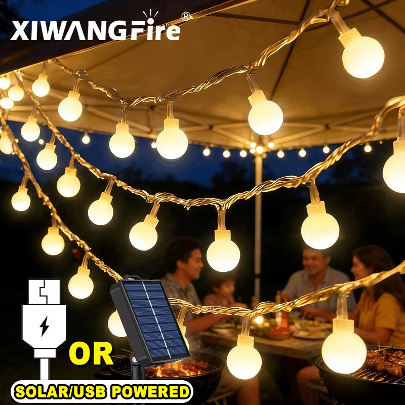 3-10M Solar/USB/Battery String - Christmas Lights Outdoor 评论和价格