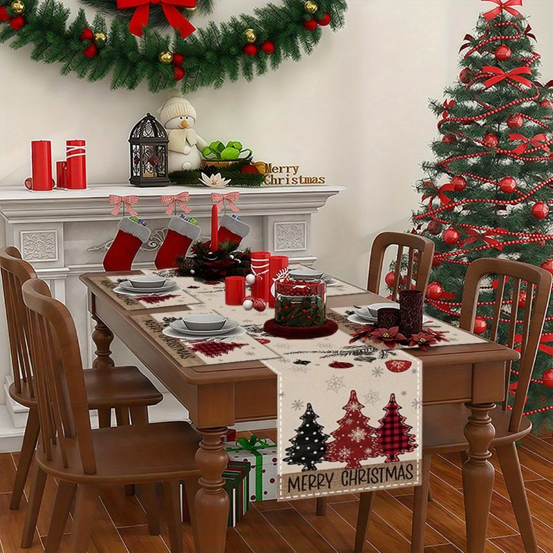 American Country Christmas Tab - Christmas Table Runner 评论和价格