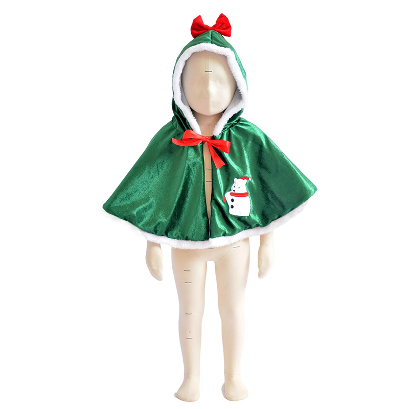 Green Elf Christmas Hooded Pon - Elf Costume Christmas 评论和价格