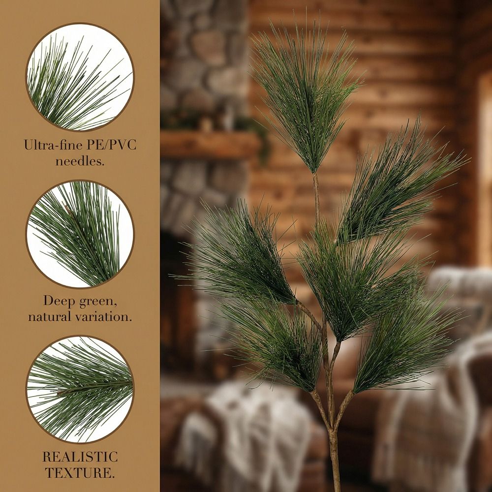 Realistic Artificial Pine Bran - Christmas Tree Artificial 评论和价格
