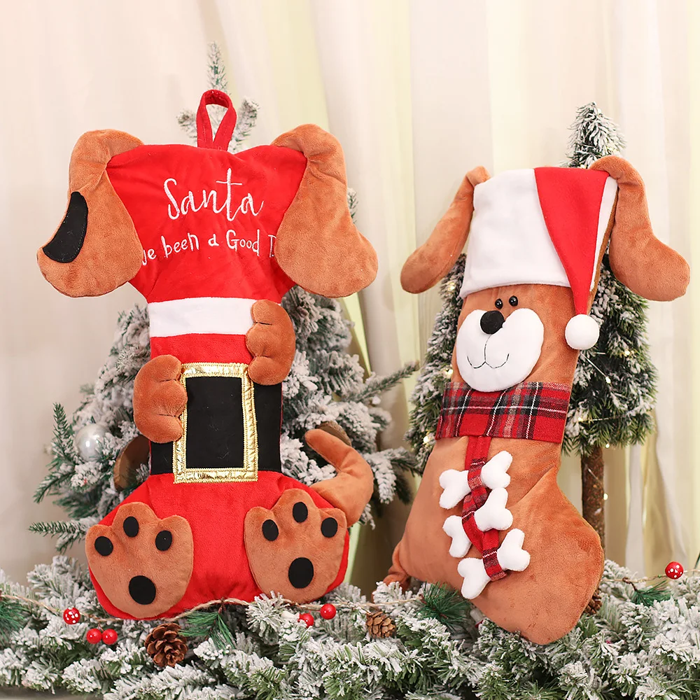 3D Animal Christmas Stockings  - Christmas Stocking Hanging 评论和价格