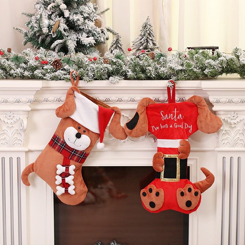 3D Animal Christmas Stockings  - Christmas Stocking Hanging 评论和价格