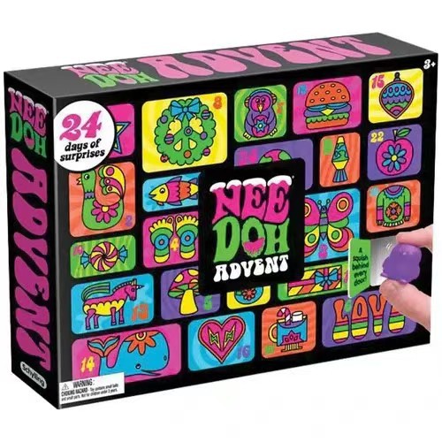 Nee Doh Advent Calendar 24Pcs  - Advent Calendar Gift 评论和价格