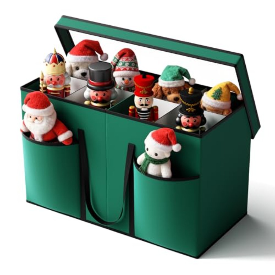Christmas Figurine Storage Box - Nutcracker Figurine 评论和价格