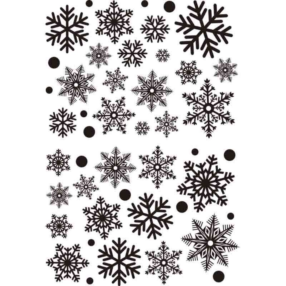 30pcs PVC Christmas Snowflakes - Snowflake Window Decal 评论和价格