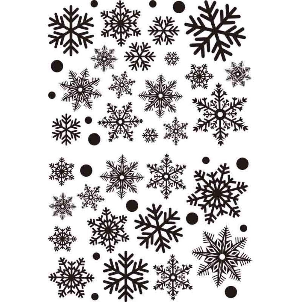 30pcs PVC Christmas Snowflakes - Snowflake Window Decal 评论和价格