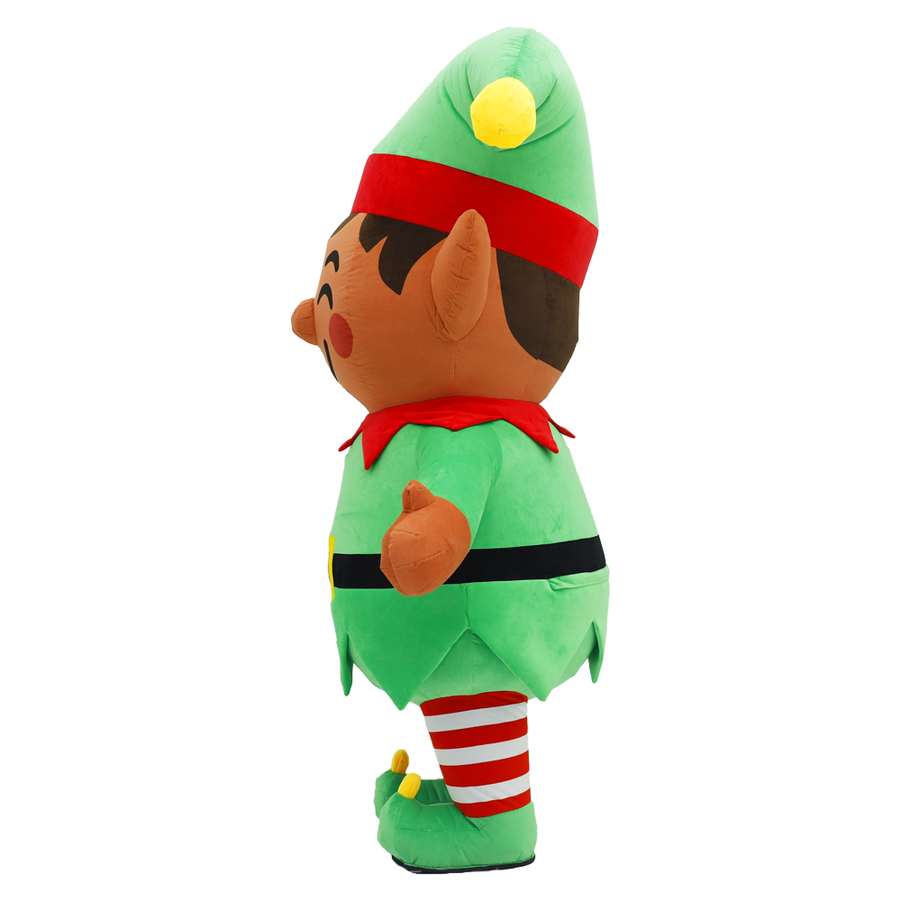 Inflatable Christmas Elf Plush - Elf Costume Christmas 评论和价格