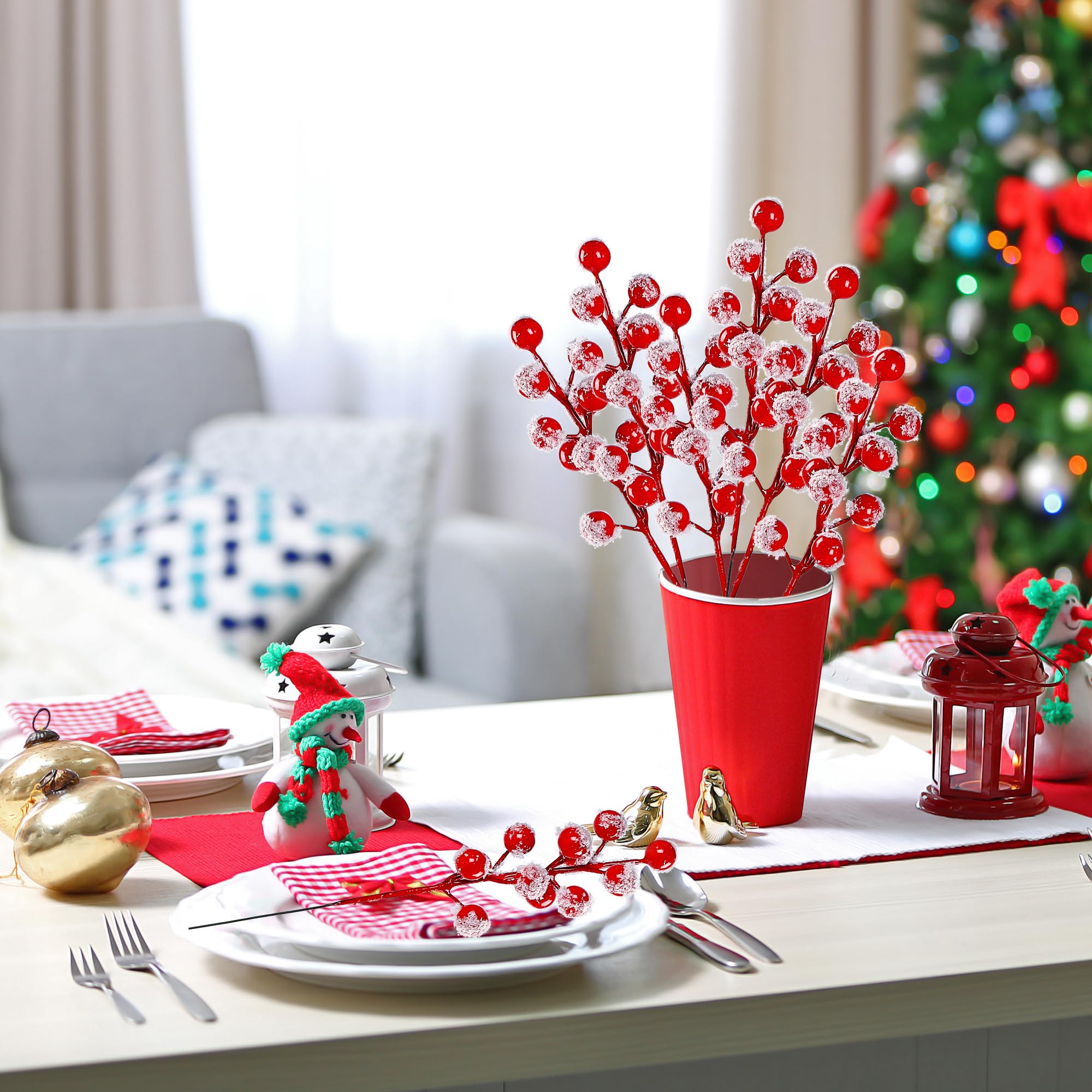 Christmas Red Berry Pine Needl - Christmas Wreath Fake 评论和价格