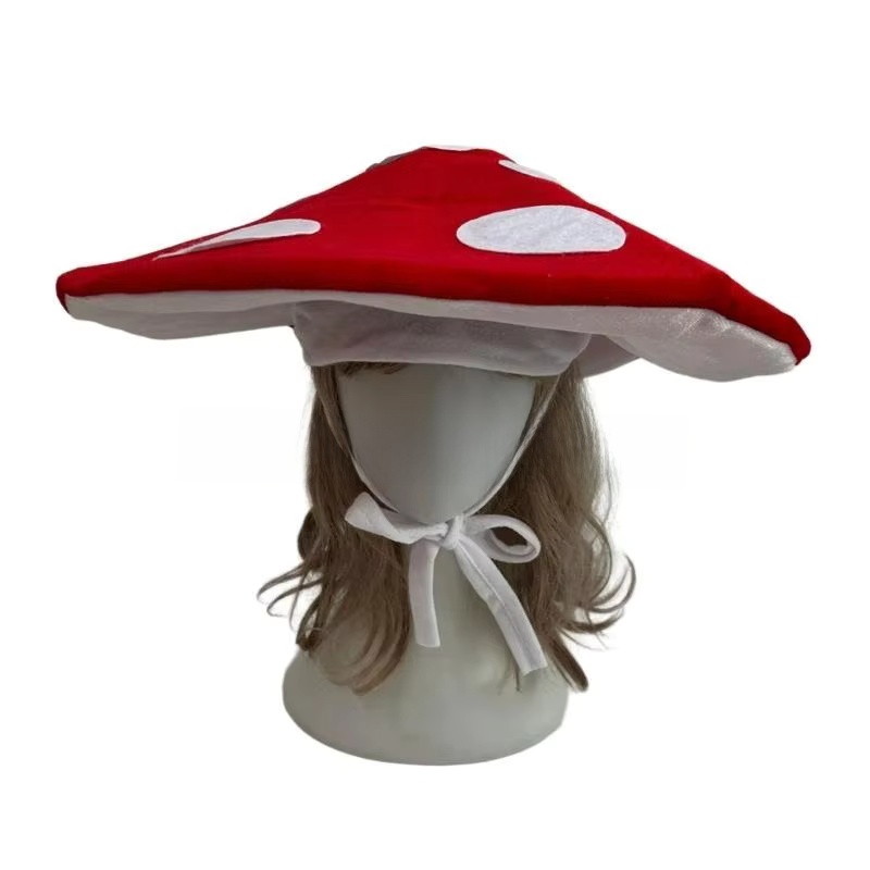Mushroom Hat For Halloween Cos - Santa Hat Plush 评论和价格