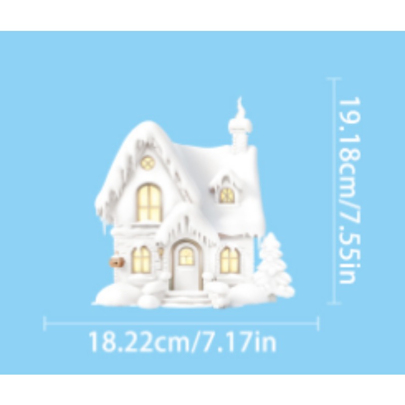 Snowman Snowflake Elk Christma - Snowflake Window Decal 评论和价格