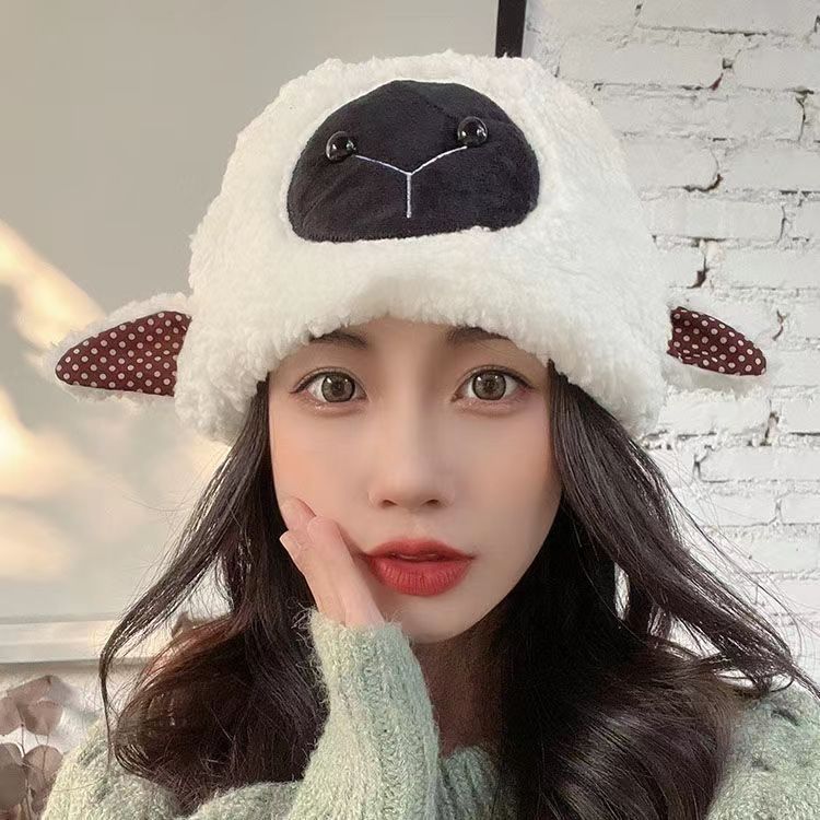 Black Nose Sheep Plush Hat Sup - Santa Hat Plush 评论和价格