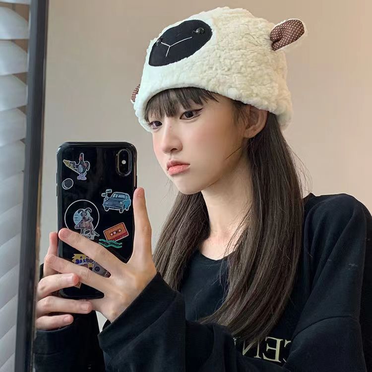 Black Nose Sheep Plush Hat Sup - Santa Hat Plush 评论和价格