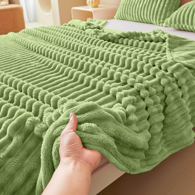 Luxurious Double-Sided Faux Ra - Christmas Throw Blanket 评论和价格