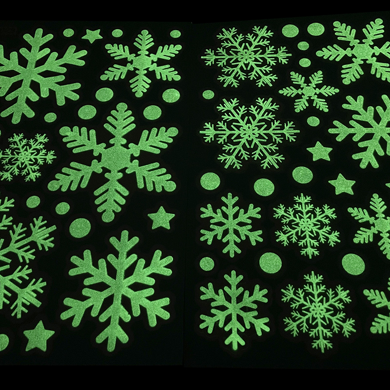 Christmas Luminous Snowflake W - Snowflake Window Decal 评论和价格