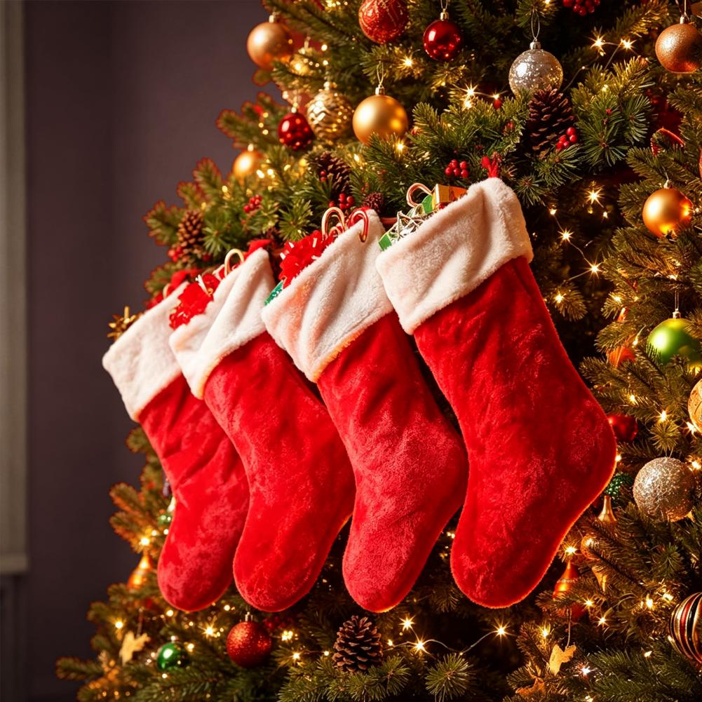 Xmas Tree Holiday Party Decor, - Christmas Stocking Hanging 评论和价格