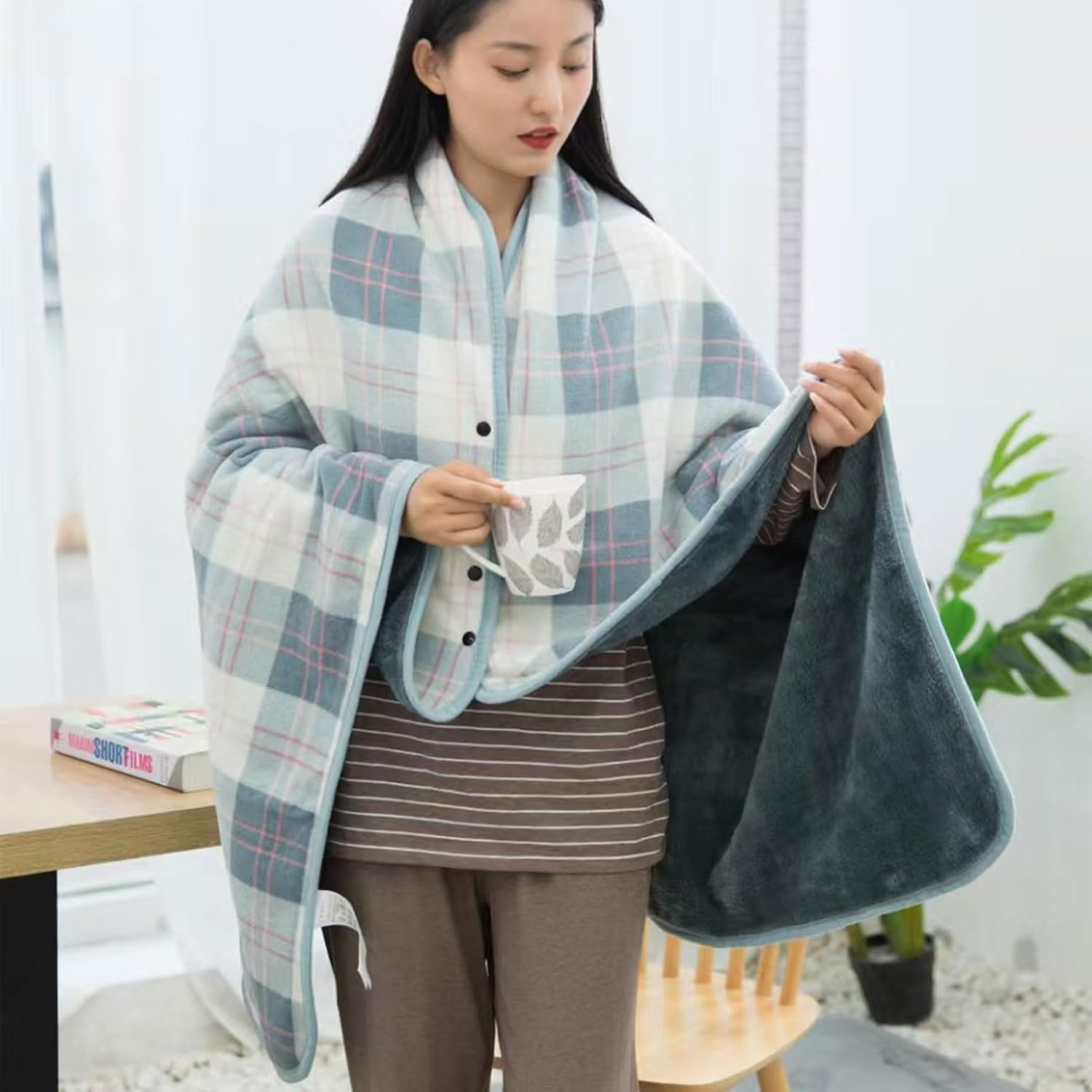 Wearable Blanket Throw Plush F - Christmas Throw Blanket 评论和价格