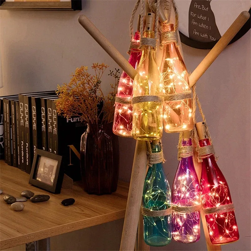 6pcs 20led Wine Bottle with Co - Led Fairy String Lights 评论和价格