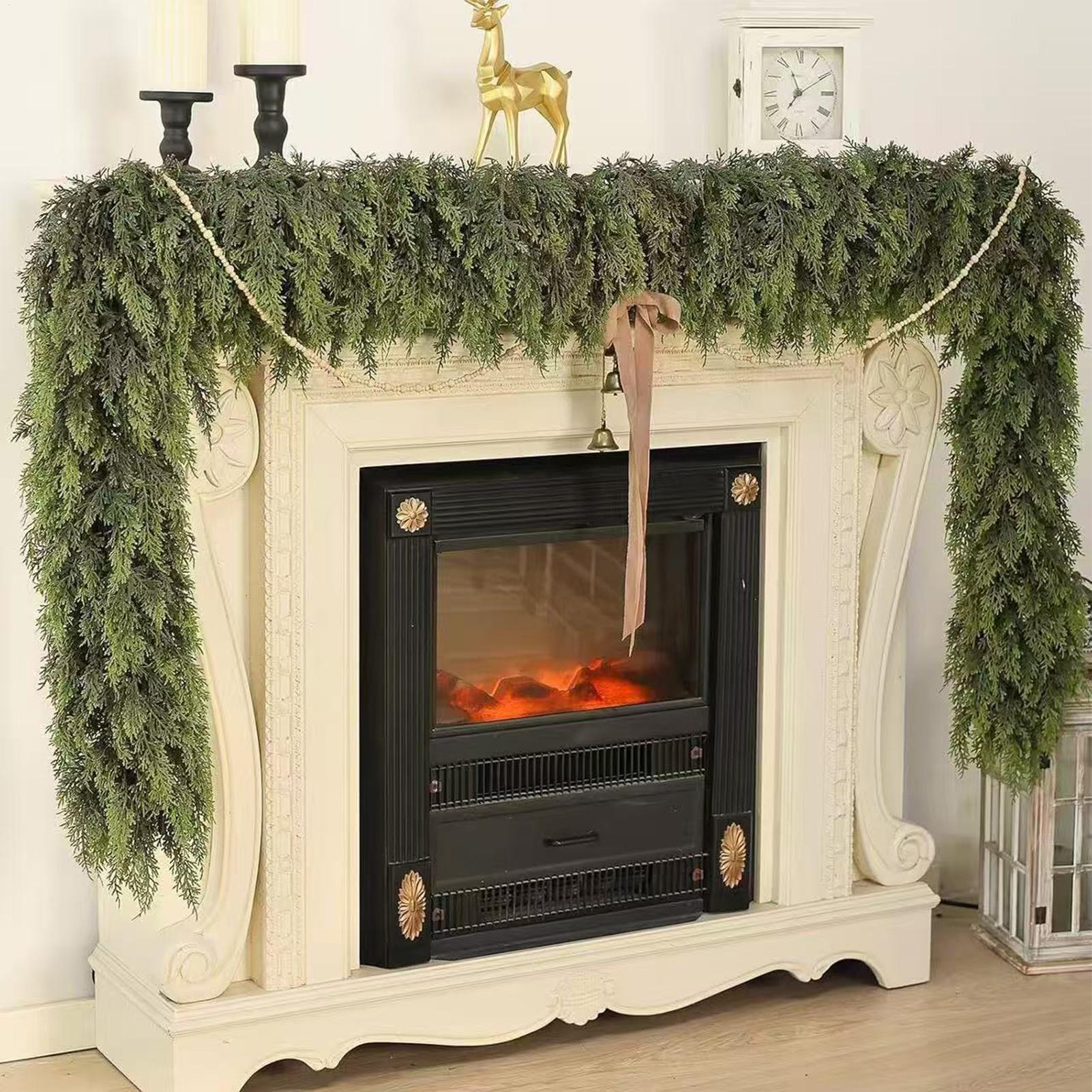 Christmas Garlands Artificial  - Christmas Wreath Fake 评论和价格