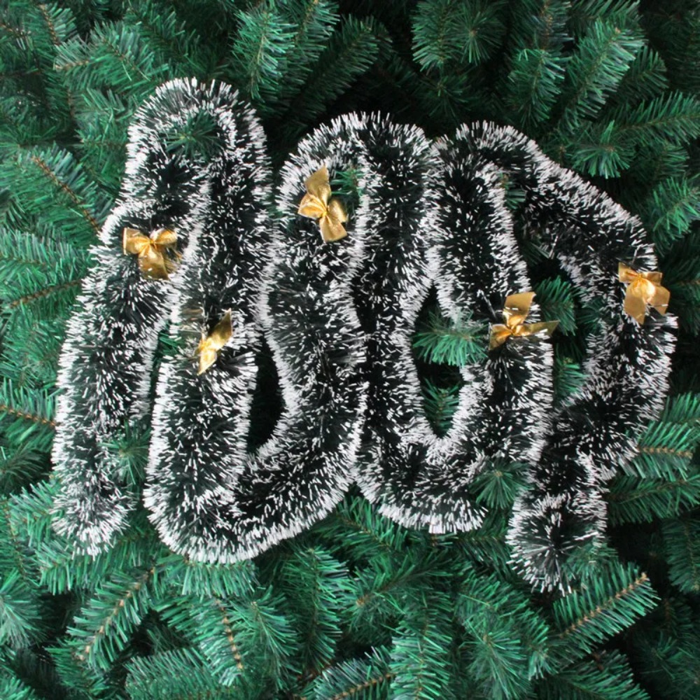 Christmas Tinsel Garland Artif - Tinsel Garland Decoration 评论和价格