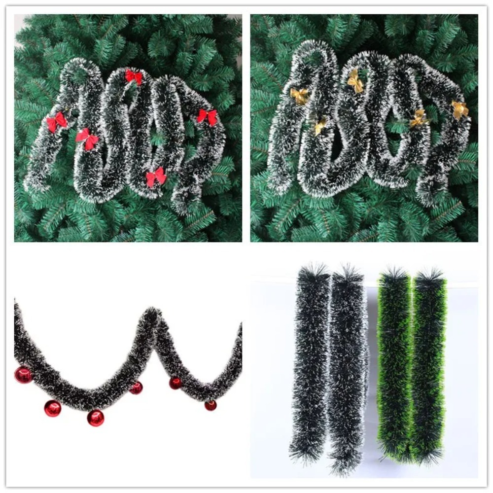Christmas Tinsel Garland Artif - Tinsel Garland Decoration 评论和价格