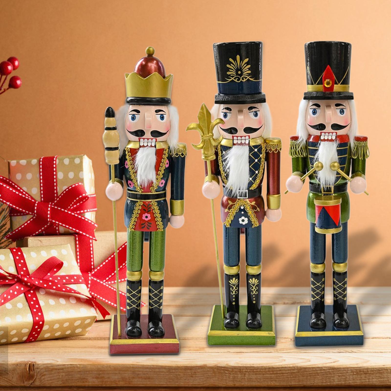 Wood Nutcracker Figure Figurin - Nutcracker Figurine 评论和价格