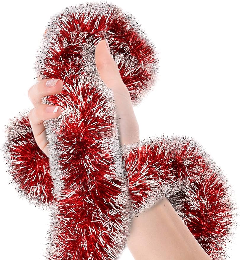 2M Christmas Metallic Streamer - Tinsel Garland Decoration 评论和价格