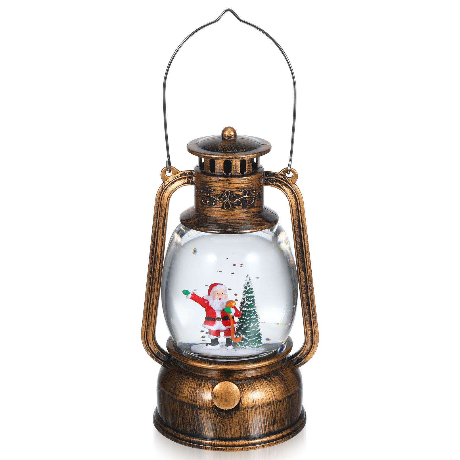 Christmas Snow Globe Lantern w - Snow Globe Musical 评论和价格