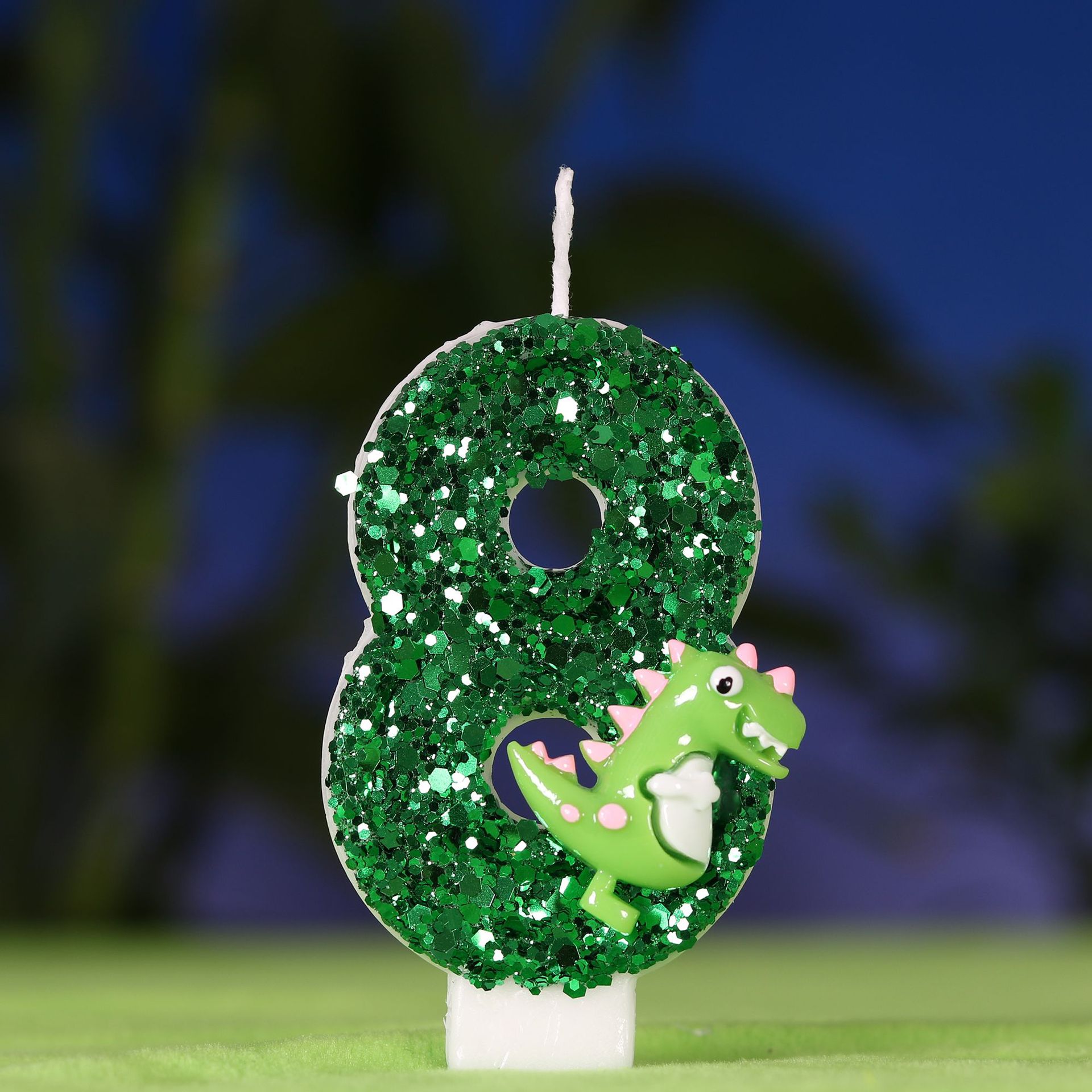 Cartoon Dinosaur Digital Birth - Holiday Candle Set 评论和价格