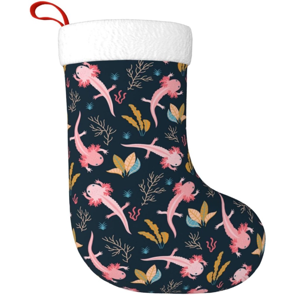 Cute Axolotl Christmas Stockin - Christmas Stocking Hanging 评论和价格