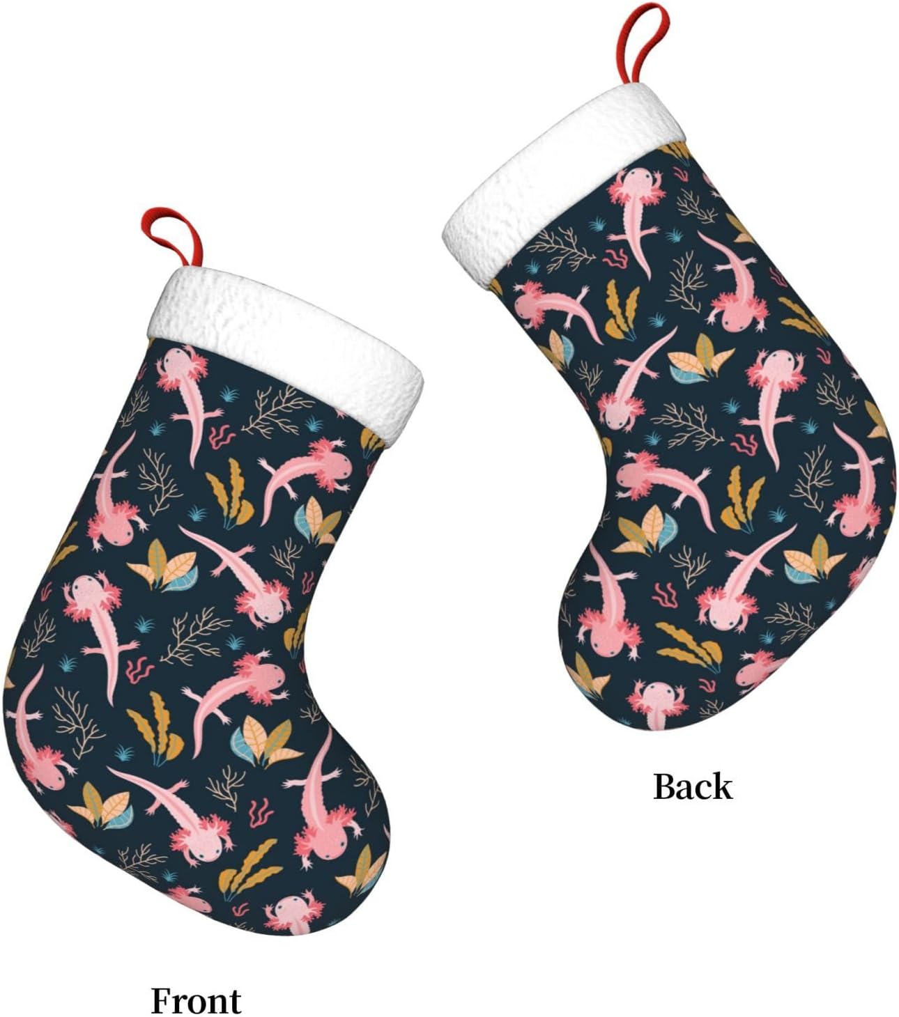 Cute Axolotl Christmas Stockin - Christmas Stocking Hanging 评论和价格