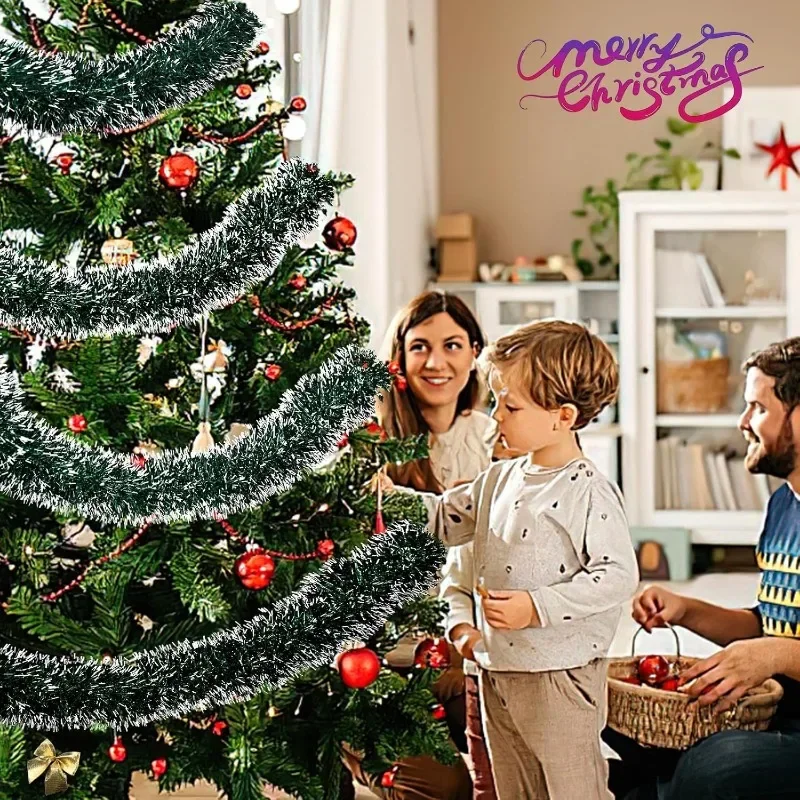 Christmas Tinsel Ribbons Strip - Tinsel Garland Decoration 评论和价格