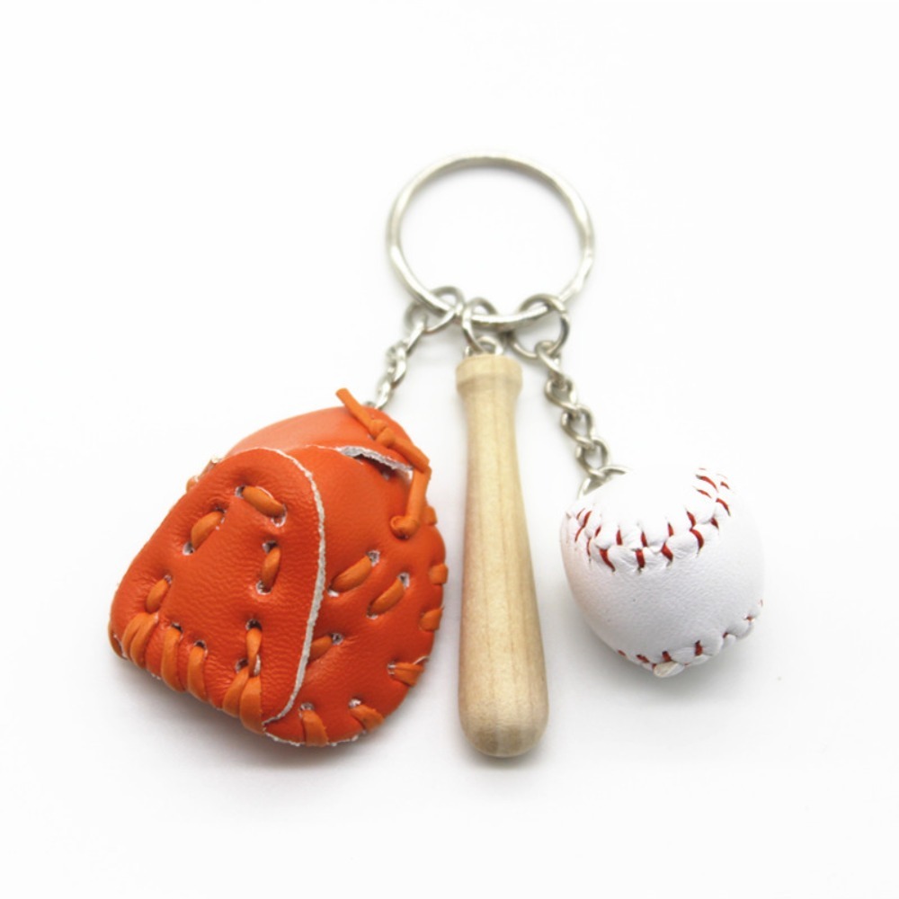 2CM Baseball Keychain 3Pcs Set - Ornament Ball Set 评论和价格