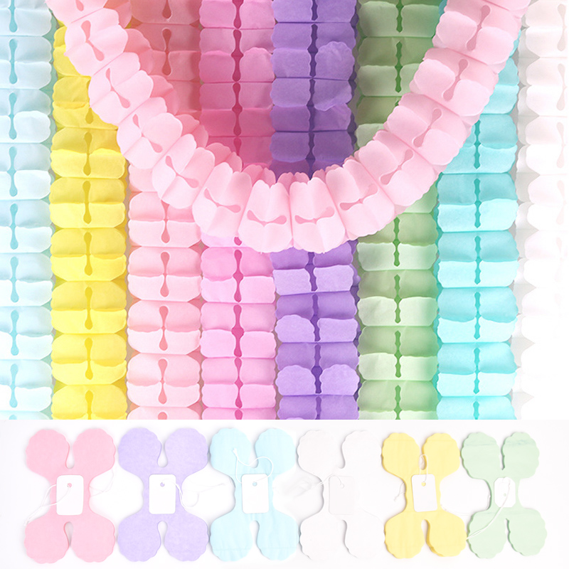 1pcs 3m Four Leaf Clover Paper - Tinsel Garland Decoration 评论和价格