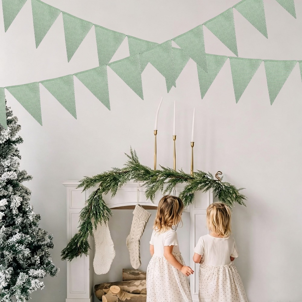 Sage Green Christmas Plaid Tri - Christmas Throw Blanket 评论和价格