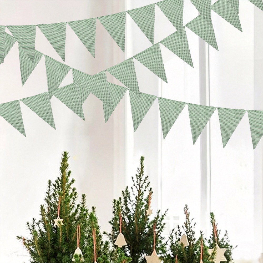 Sage Green Christmas Plaid Tri - Christmas Throw Blanket 评论和价格