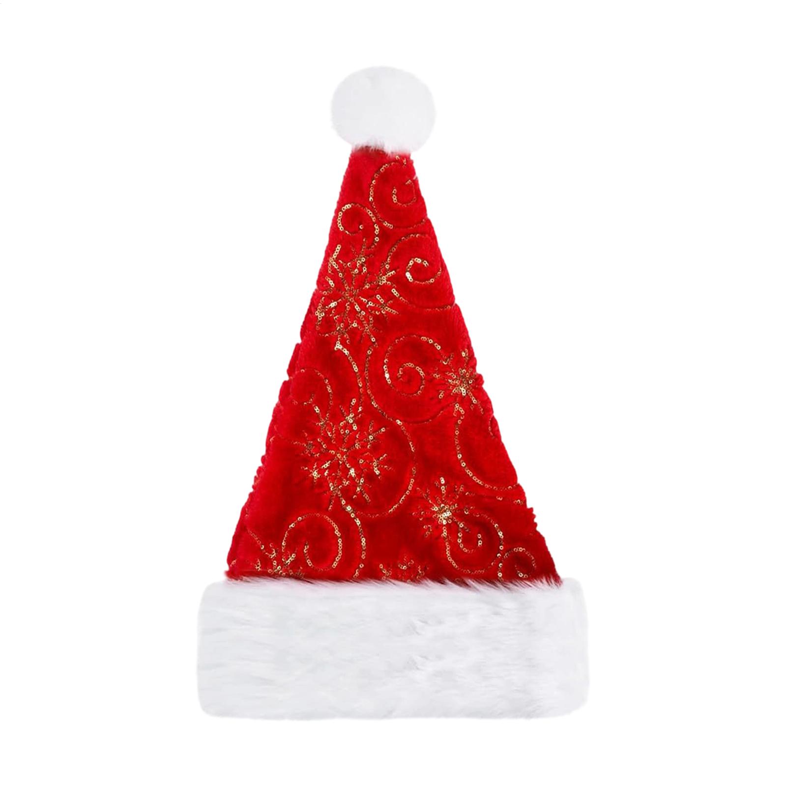 Plush Christmas Hat Portable W - Santa Hat Plush 评论和价格