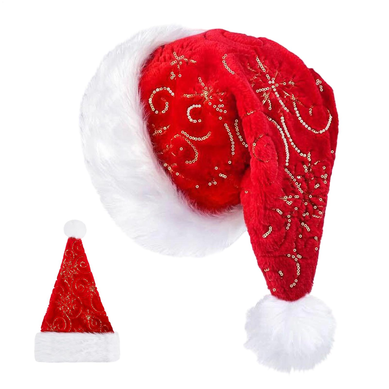 Plush Christmas Hat Portable W - Santa Hat Plush 评论和价格