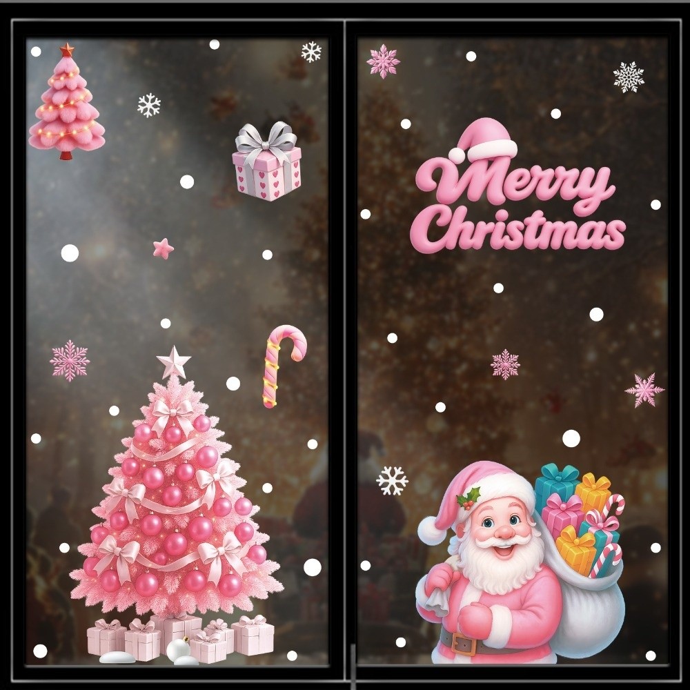 Removable PVC Window Stickers  - Snowflake Window Decal 评论和价格