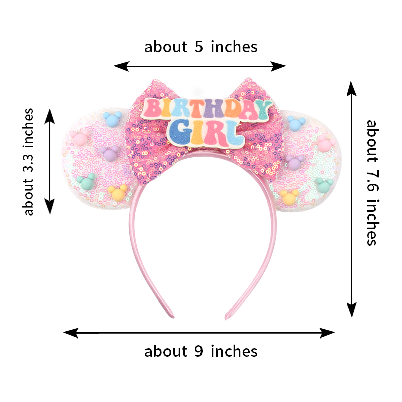 Girls Happy Birthday Minnie Mo - Ribbon Bow Gift 评论和价格