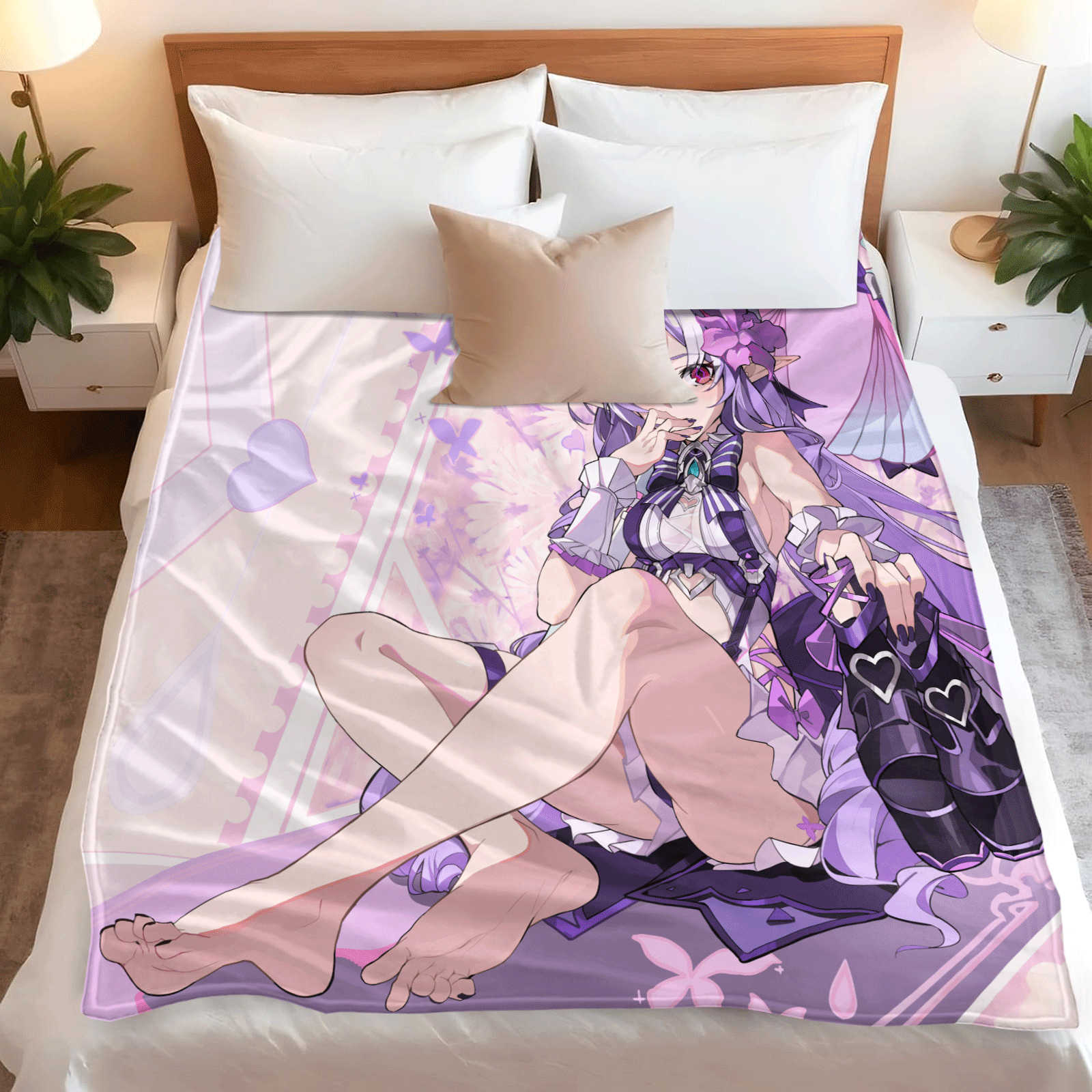 Cartoon Zenless Zone Zero  Fla - Christmas Throw Blanket 评论和价格