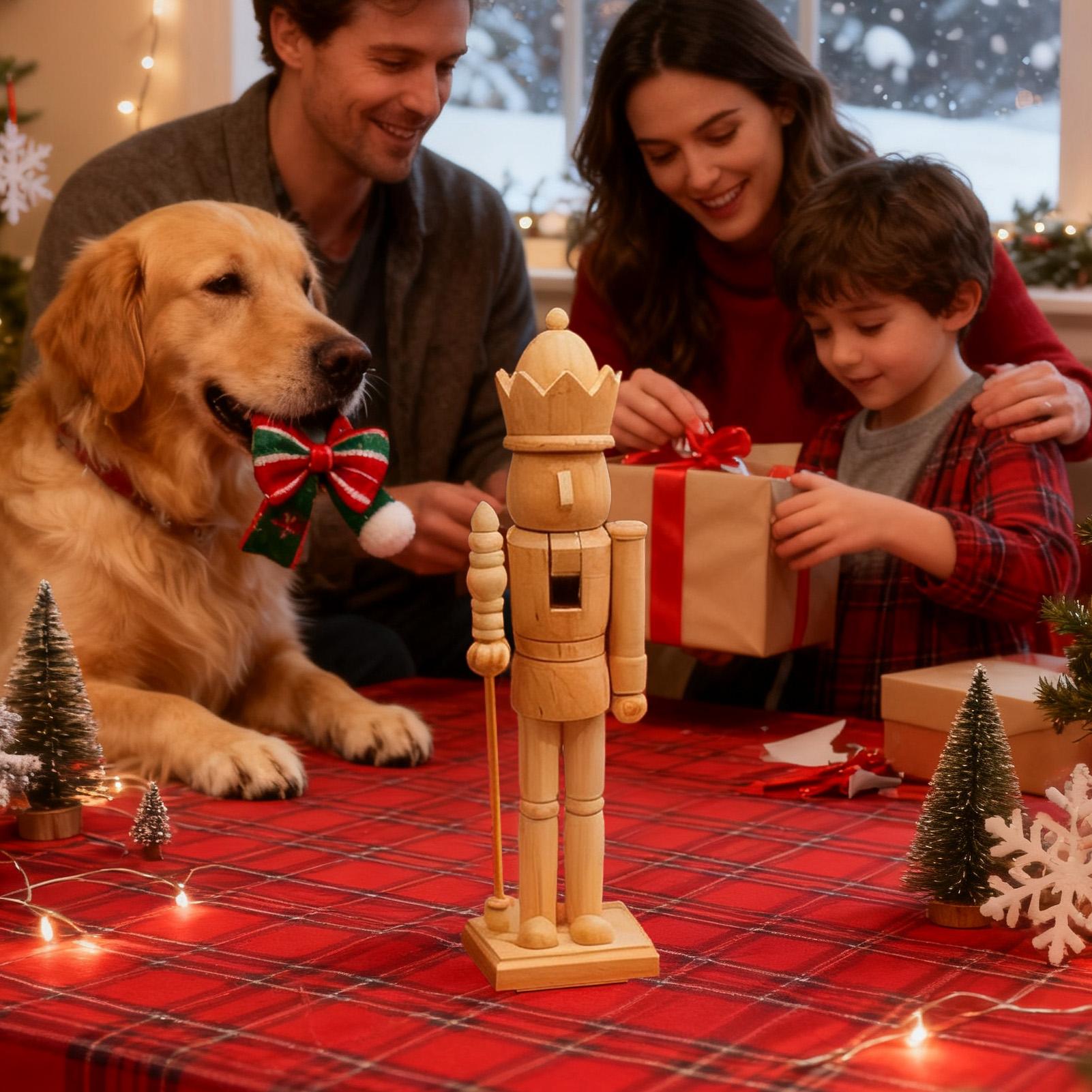 Nutcrackers Figures 38cm Woode - Nutcracker Figurine 评论和价格