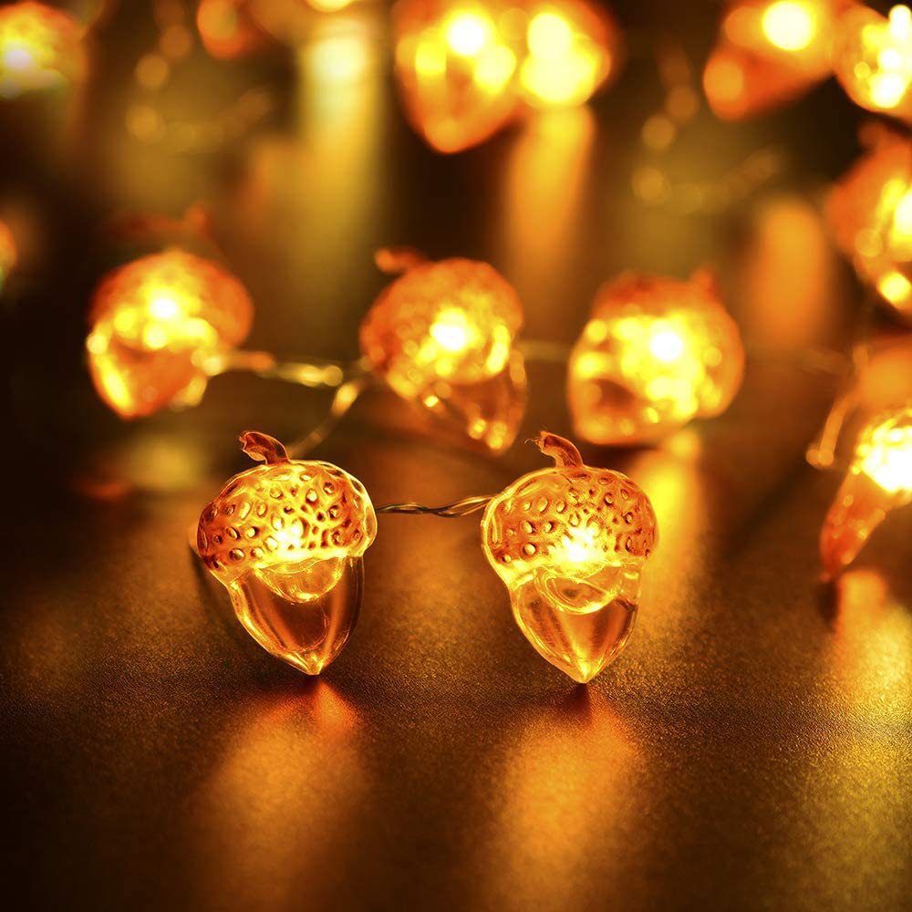 30 LEDs Acorn String Lights Th - Led Fairy String Lights 评论和价格