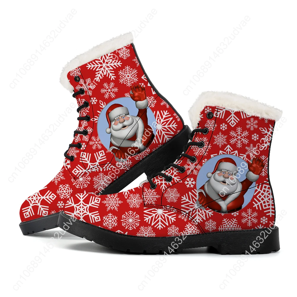 Christmas Plush Boots Mens Wom - Christmas Lights Outdoor 评论和价格