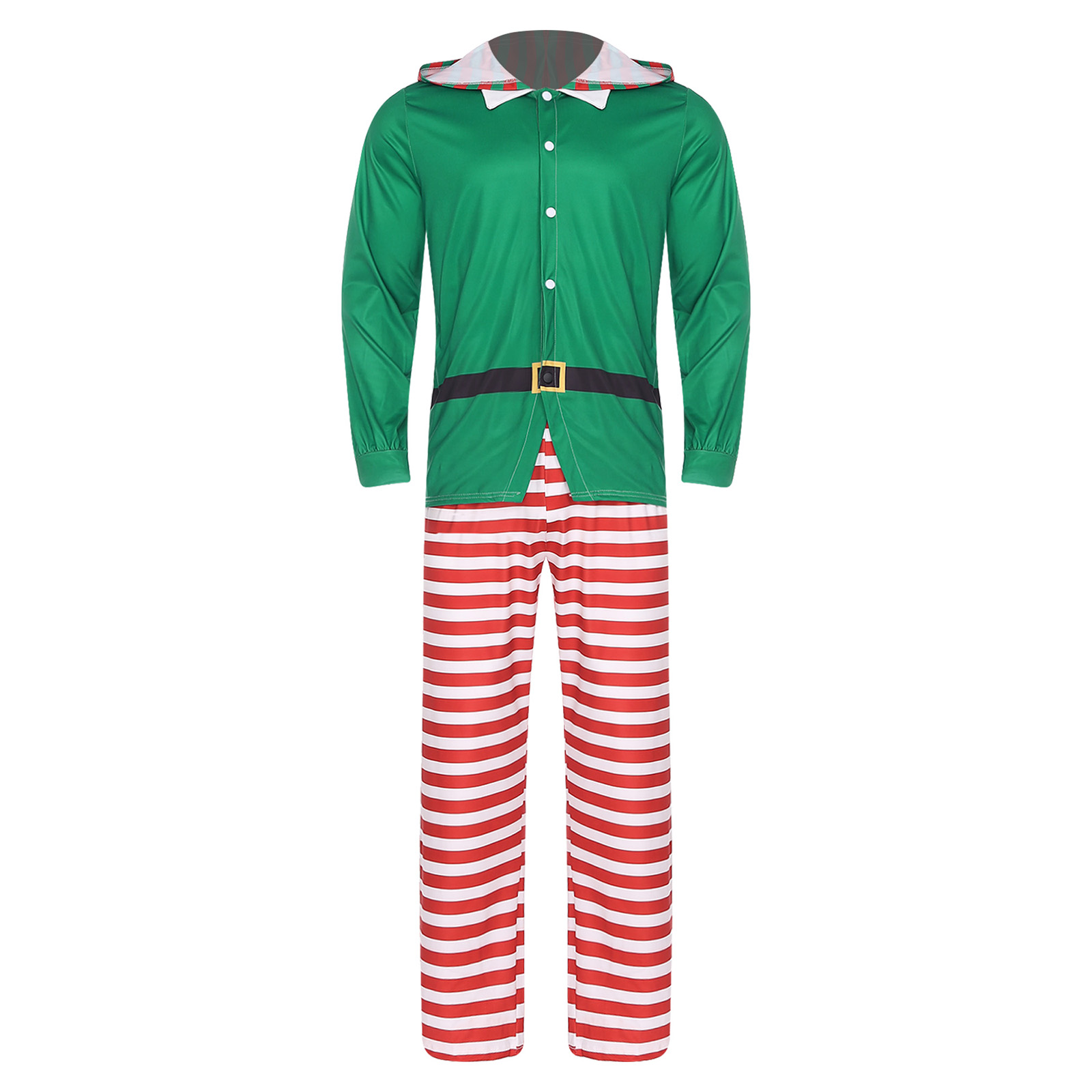 Mens Christmas Elf Pajamas Par - Elf Costume Christmas 评论和价格