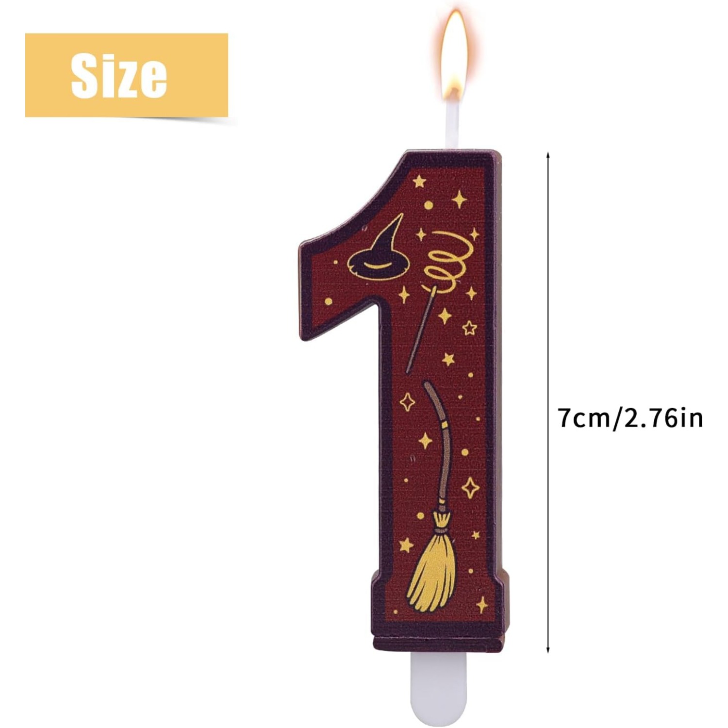 1 Set Number 0-9 Magical Theme - Holiday Candle Set 评论和价格