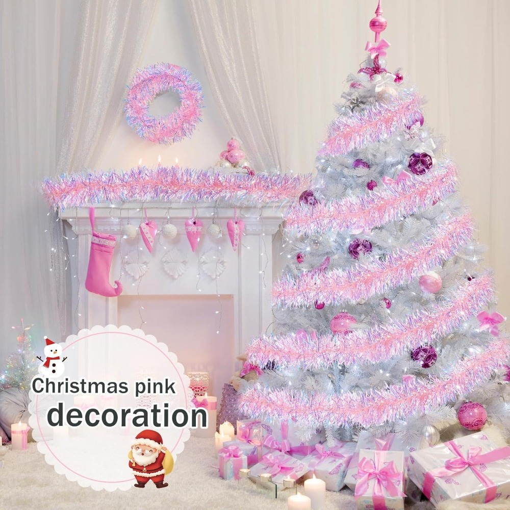 2M/9CM Christmas Decorations S - Tinsel Garland Decoration 评论和价格